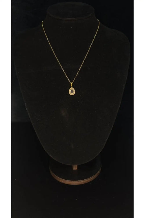 Altın Renk Damla Kolye